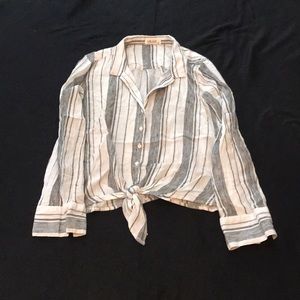 Bella Dahl Tie Front Top